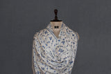 cashmere embroidered fine wool stole  28x80 inch