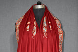 Pashmina hand embroidered shawl designdar 40x80 inch