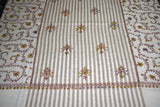 Fine wool Embroidered shawl Designdar 40x80 inch