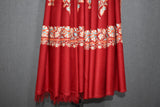 Pashmina hand embroidered shawl designdar 40x80 inch