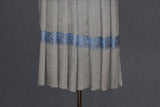 cashmere embroidered fine wool stole  28x80 inch