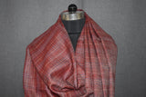 Handwoven pashmina check shawl 40x80 inch