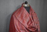 Handwoven pashmina check shawl 40x80 inch