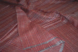 Handwoven pashmina check shawl 40x80 inch