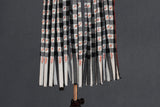 Fine wool Embroidered check shawl 40"x80"