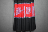 Embroidered fine wool stole designdar 28x80 inch