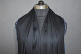 Embroidered fine wool stole designdar 28x80 inch