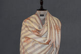 Fine wool Embroidered shawl 40"x80"