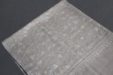 cashmere embroidered fine wool ton ton stole  28x80 inch