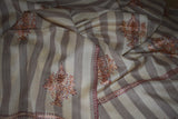 Fine wool Embroidered shawl 40"x80"