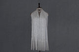 cashmere embroidered fine wool ton ton stole  28x80 inch