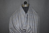 Handwoven pashmina check shawl 40x80 inch