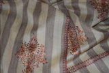 Fine wool Embroidered shawl 40"x80"