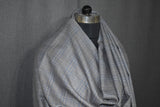 Handwoven pashmina check shawl 40x80 inch