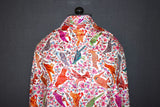 Pashmina Hand embroidered bird jammawar shawl 40"x80"