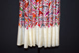 Pashmina Hand embroidered bird jammawar shawl 40"x80"