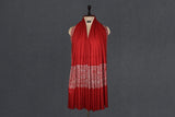 Pashmina Hand maroon embroidered shawl 40"x80"