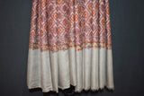 Pashmina Hand embroidered jammawar shawl 40"x80"
