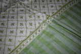 Embroidered fine wool stole designdar 28x80 inch