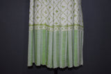 Embroidered fine wool stole designdar 28x80 inch