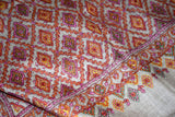 Pashmina Hand embroidered jammawar shawl 40"x80"