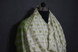 Embroidered fine wool stole designdar 28x80 inch