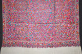 Pashmina Hand embroidered jammawar shawl 40"x80"