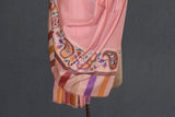 kani pashmina paldar pink shawl 40*x80*