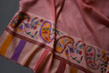 kani pashmina paldar pink shawl 40*x80*