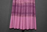 Embroidered fine wool stole designdar 28x80 inch