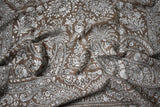 Pashmina hand embroidered shawl 40x80 inch