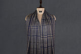 Pashmina check stole handwoven 28x80 inch
