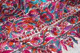Pashmina Hand embroidered jammawar shawl 40"x80"