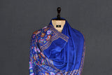 kani pashmina paldar blue shawl 40*x80*