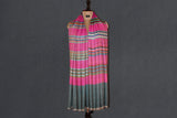 Handwoven pashmina check shawl 40x80 inch