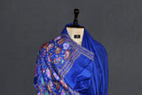 kani pashmina paldar blue shawl 40*x80*