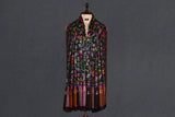 Pashmina kani shawl jamma black gul 40*x80*