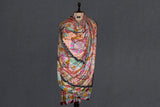 Pashmina kalamkari hanmade shawl 45x85 inch