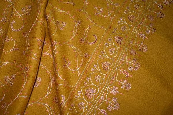 Fine wool Embroidered shawl 40'x80'