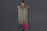 Handwoven pashmina check shawl 40x80 inch