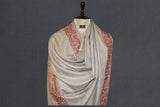 Pashmina hand embroidered shawl 40x80 inch