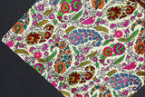 Pashmina Embroidered white jamma shawl 40X80 inch