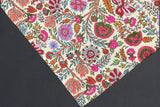 hand embroidered pashmina white shawl 40x80 inch