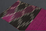 Handwoven pashmina ekat shawl 40x80 inch purple