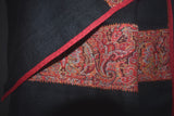 Antique pashmina stole black