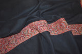 Antique pashmina stole black