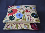 Chain stitch cushion covers set of 2pcs