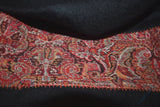 Antique pashmina stole black