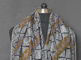 Hand embroidered pashmina jammawar shawl 40X80 inch