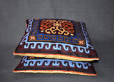 Chain stitch cushion covers set of 2pcs